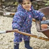 JOJO MAMAN BÉBÉ Woodland Waterproof Fleece Lined All In One Up To 3 mths