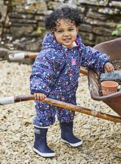 JOJO MAMAN BÉBÉ Woodland Waterproof Fleece Lined All In One Up To 3 mths