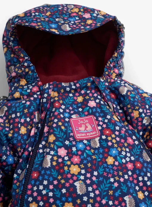 JOJO MAMAN BÉBÉ Woodland Waterproof Fleece Lined All In One Up To 3 mths
