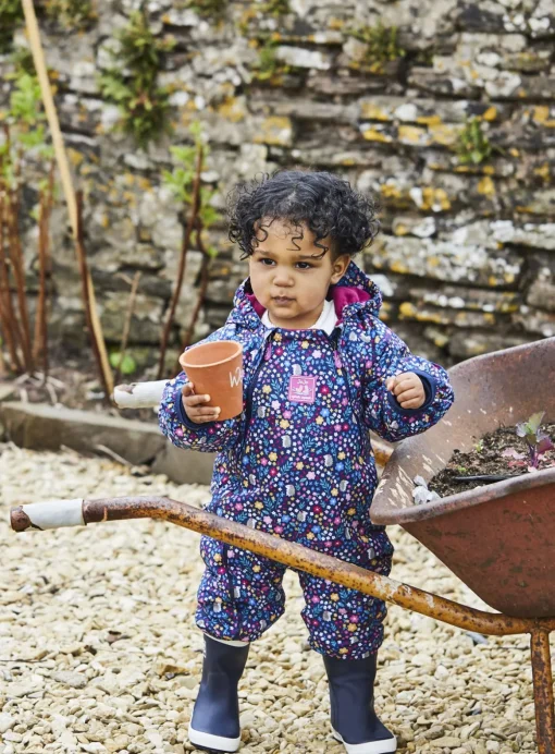 JOJO MAMAN BÉBÉ Woodland Waterproof Fleece Lined All In One Up To 3 mths