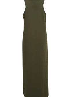 KAFFE Ditte Sleeveless Jersey Maxi Dress Green XS