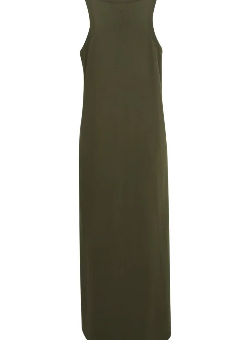 KAFFE Ditte Sleeveless Jersey Maxi Dress Green XS