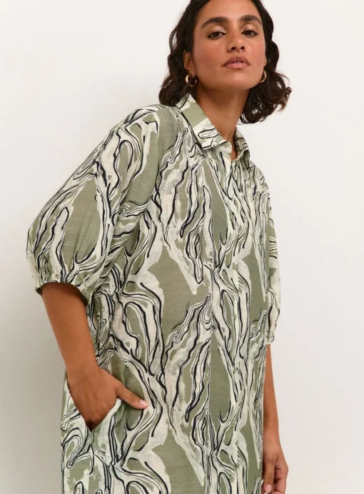 KAFFE Elino Knee Length Shirt Dress 8