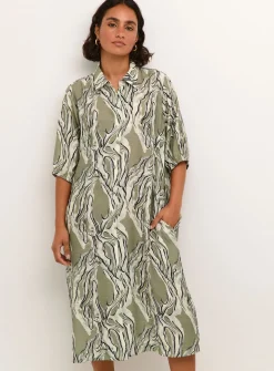 KAFFE Elino Knee Length Shirt Dress 8
