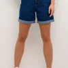 KAFFE Vicky Denim Shorts Dark Denim 8