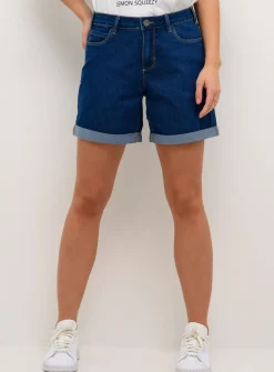 KAFFE Vicky Denim Shorts Dark Denim 8
