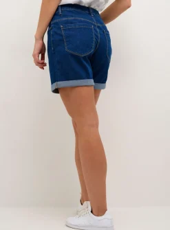 KAFFE Vicky Denim Shorts Dark Denim 8