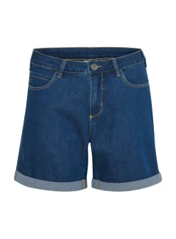 KAFFE Vicky Denim Shorts Dark Denim 8