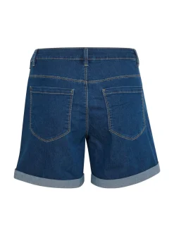 KAFFE Vicky Denim Shorts Dark Denim 8
