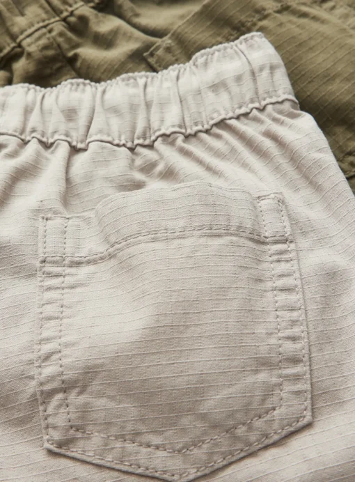 Khaki & Grey Shorts 2 Pack 1-2 years
