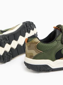 Khaki Camo Print Jogger Trainers 2