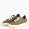 Khaki Canvas Trainers 9