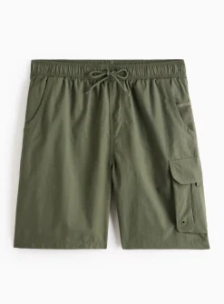 Khaki Cargo Swim Shorts XXL