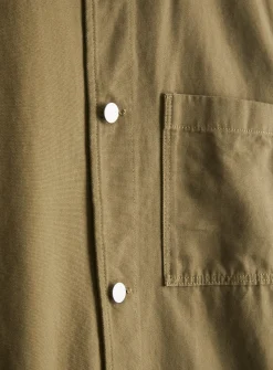 Khaki Chore Shacket XXXL