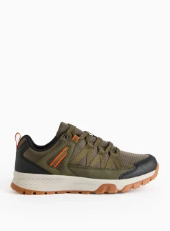 Khaki Contrast Hiking Trainers 8