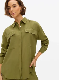Khaki Coord Utility Shirt 26