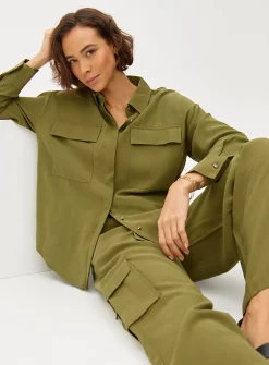 Khaki Coord Utility Shirt 26
