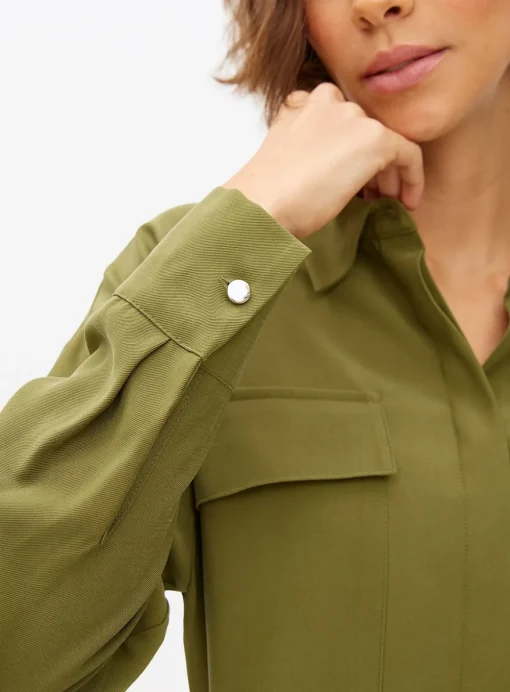 Khaki Coord Utility Shirt 26