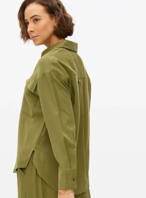 Khaki Coord Utility Shirt 26