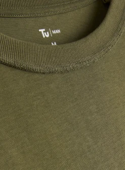 Khaki Midweight Long Sleeve Top XXL