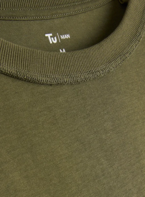Khaki Midweight Long Sleeve Top XXL