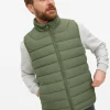 Khaki Padded Gilet XXL