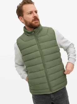 Khaki Padded Gilet XXL
