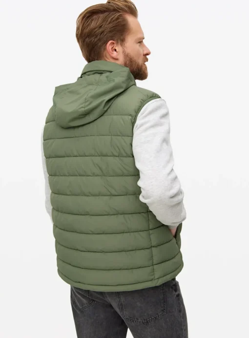 Khaki Padded Gilet XXL