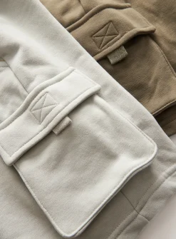 Khaki Utility Cargo Sweat Shorts 2 Pack 5 years