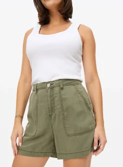 Khaki Utility Shorts 20
