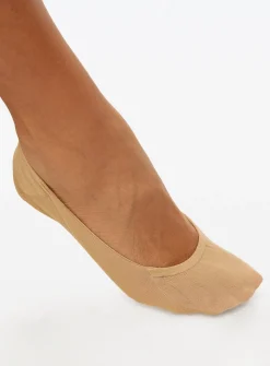 Latte Nude Summer Breeze Footsies 2 Pack One Size