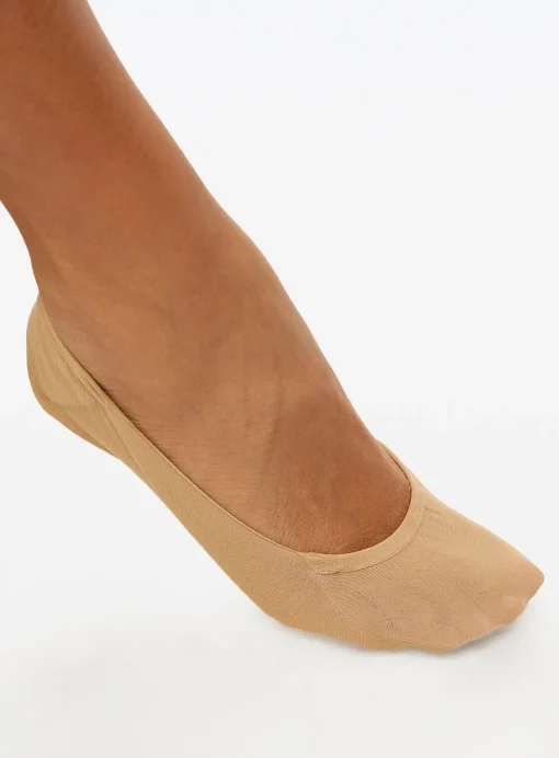 Latte Nude Summer Breeze Footsies 2 Pack One Size