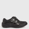 Leather Twin Strap Micro-Fresh® School Shoes 1