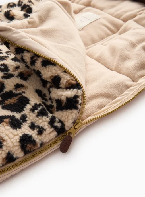 Leopard Print Borg Fleece Footmuff One Size