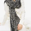 Leopard Print Lightweight Scarf One Size