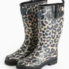Leopard Print Long Length Wellies 4