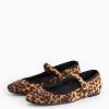 Leopard Print Mary Jane Ballerina Shoes 8