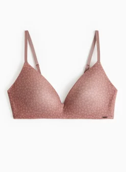 Leopard Print Plunge Padded Bra 40DD