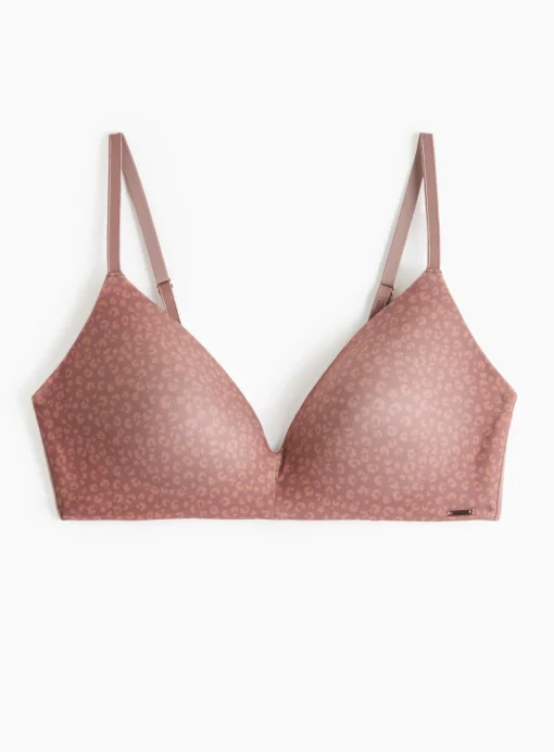 Leopard Print Plunge Padded Bra 40DD