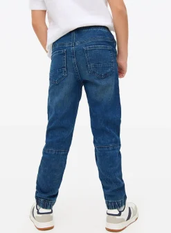Light Blue Cuffed Loopback Jeans 5 years
