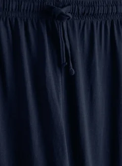 Light Blue T-Shirt & Navy Bottoms Pyjama Set XXL