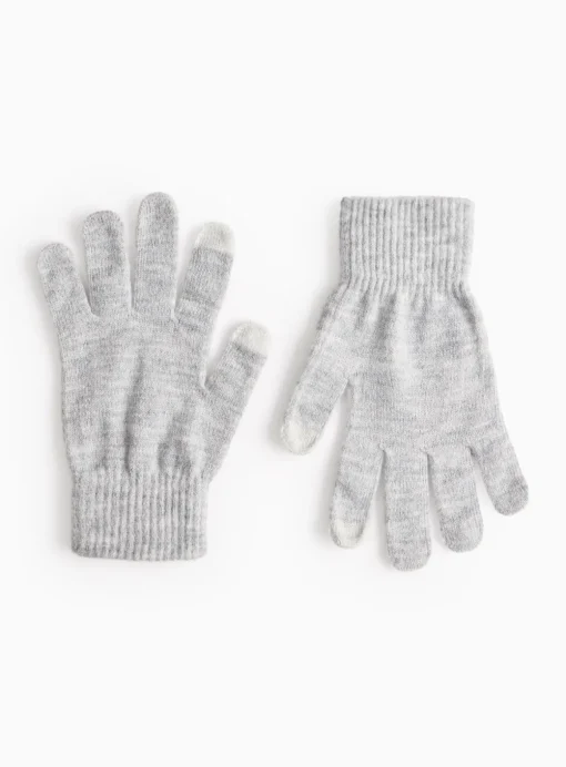 Light Grey Gloves One Size