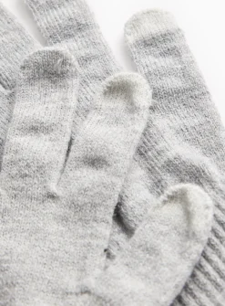 Light Grey Gloves One Size