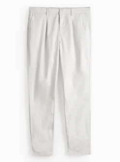 Light Grey Pleated Front Premium Chinos 38S