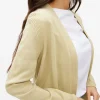 Light Khaki Core Cropped Cardigan 20
