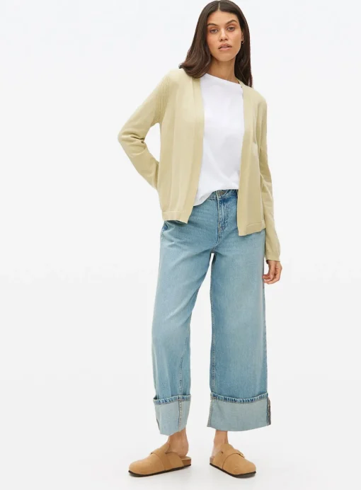 Light Khaki Core Cropped Cardigan 20