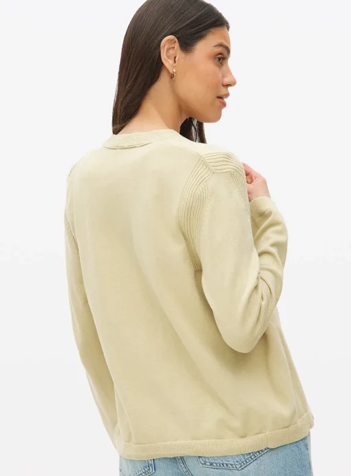 Light Khaki Core Cropped Cardigan 20