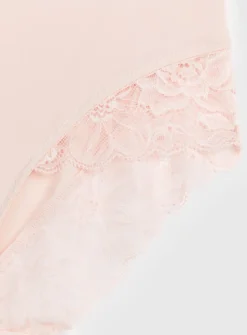 Light Pink Lace Full Knickers 18