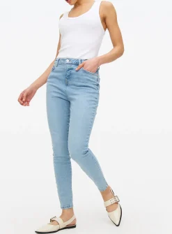Light Rinse Denim Sculpt Skinny Jeans 18L