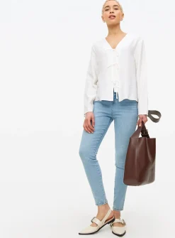 Light Rinse Denim Sculpt Skinny Jeans 18L